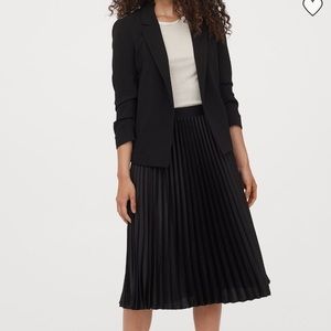Black Pleated Skirt